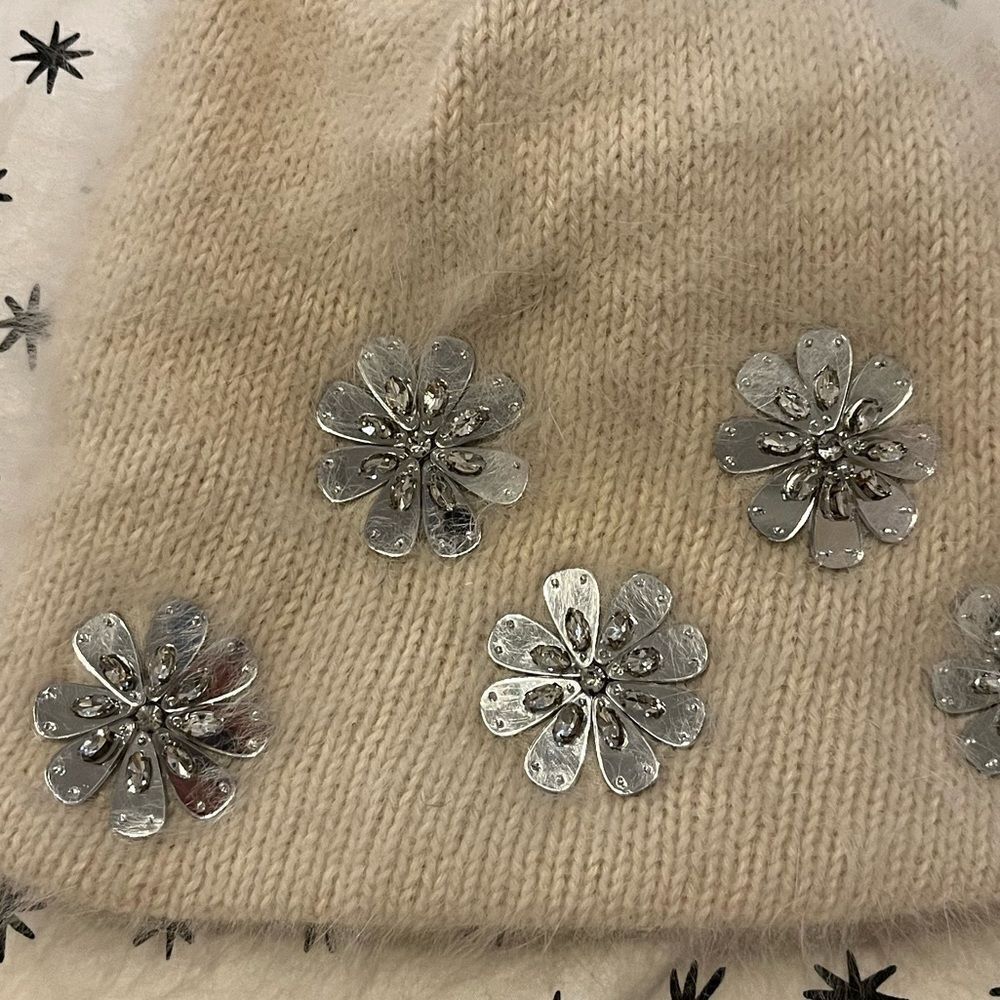 Jennifer Behr Crystal Embellished Alpaca Knitbeanie — image 3 of 5